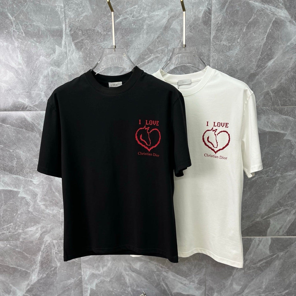 CD 2026 Unisex Heart Short-Sleeve T-Shirt Cotton 316924
