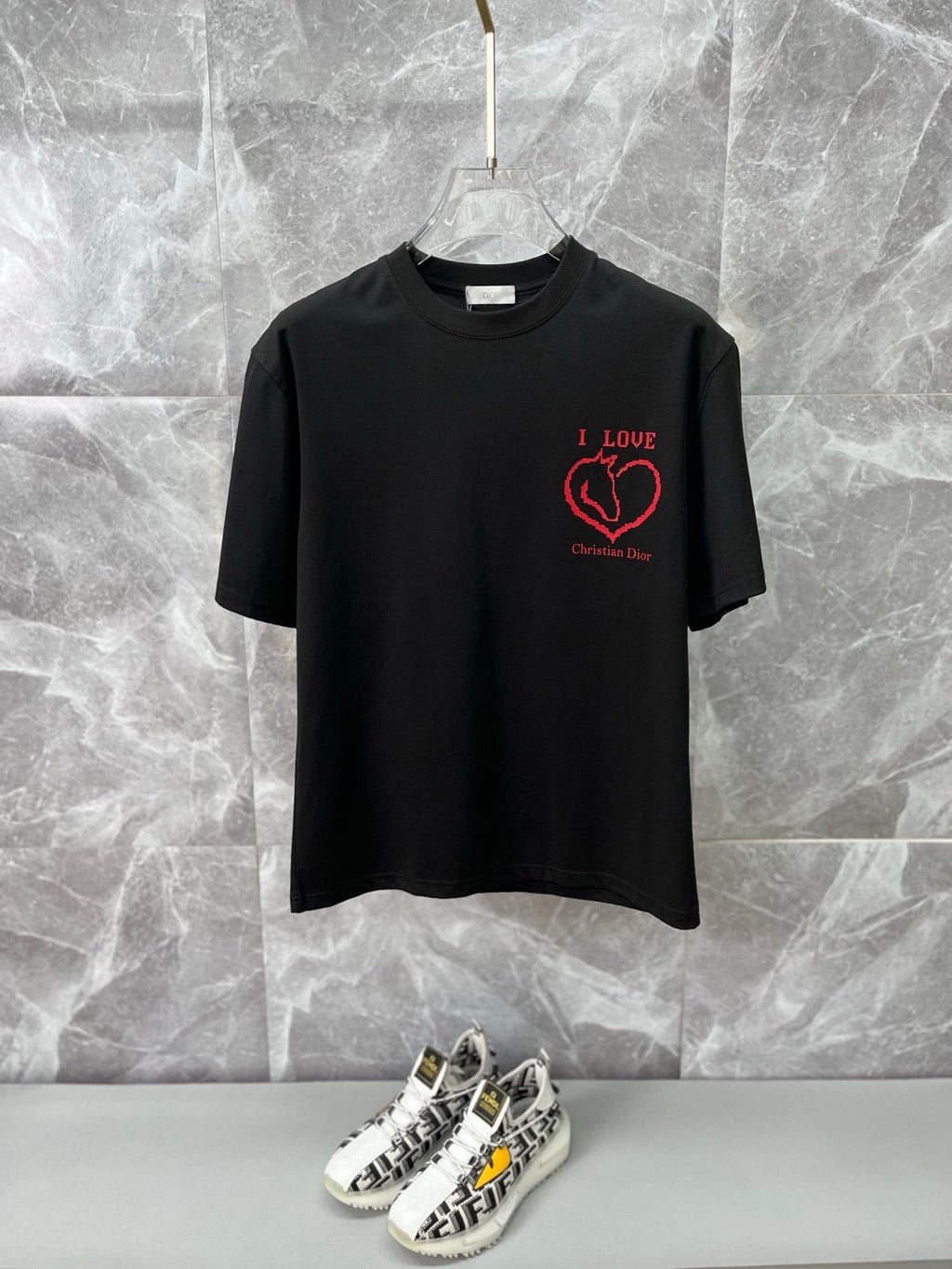 CD 2026 Unisex Heart Short-Sleeve T-Shirt Cotton 316924