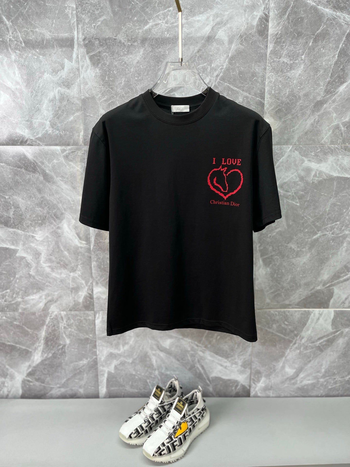 CD 2026 Unisex Heart Short-Sleeve T-Shirt Cotton 316924