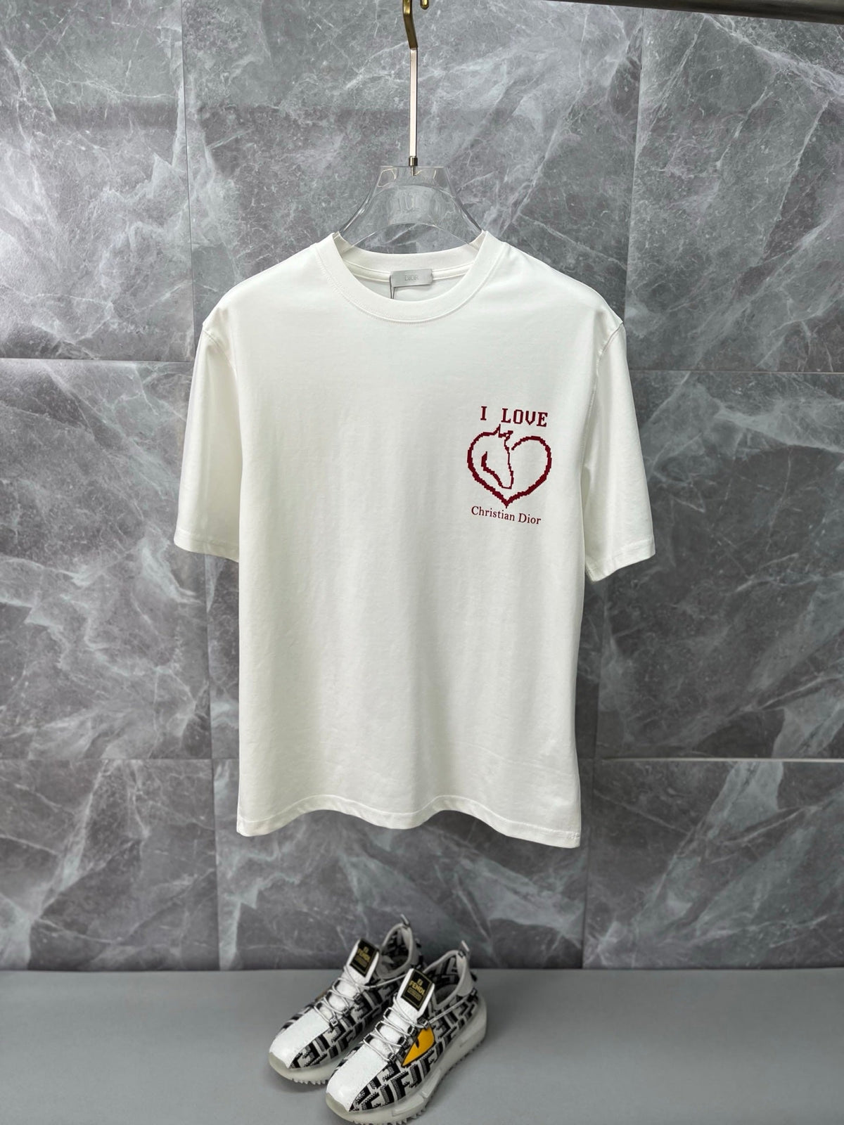 CD 2026 Unisex Heart Short-Sleeve T-Shirt Cotton 316924