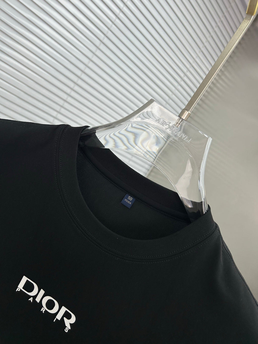 CD 2026 Short Sleeve T-Shirt Black White Cotton 317014