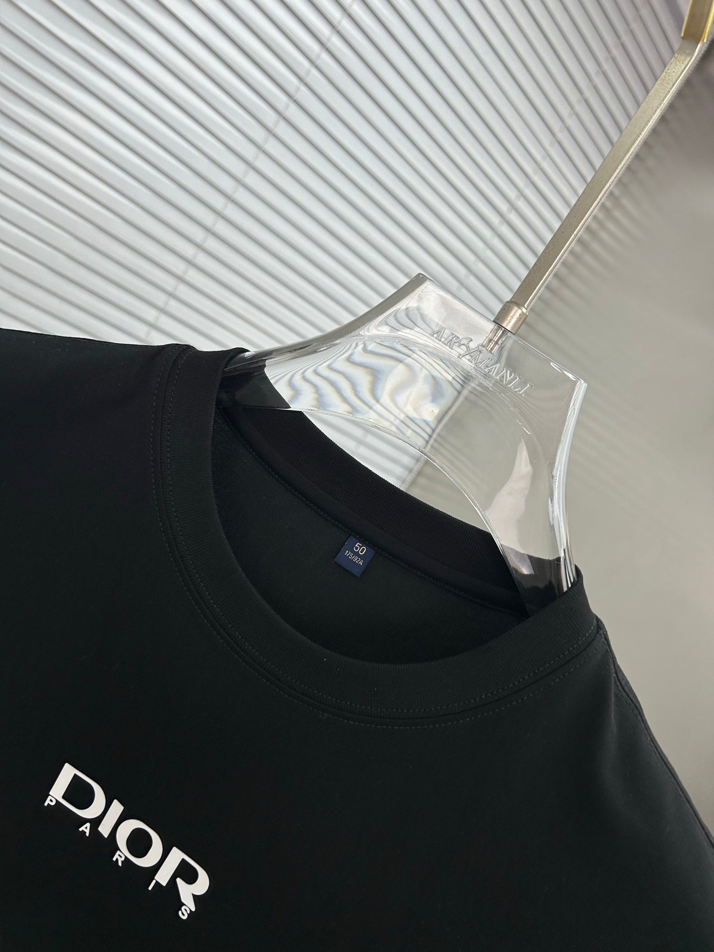 CD 2026 Short Sleeve T-Shirt Black White Cotton 317014