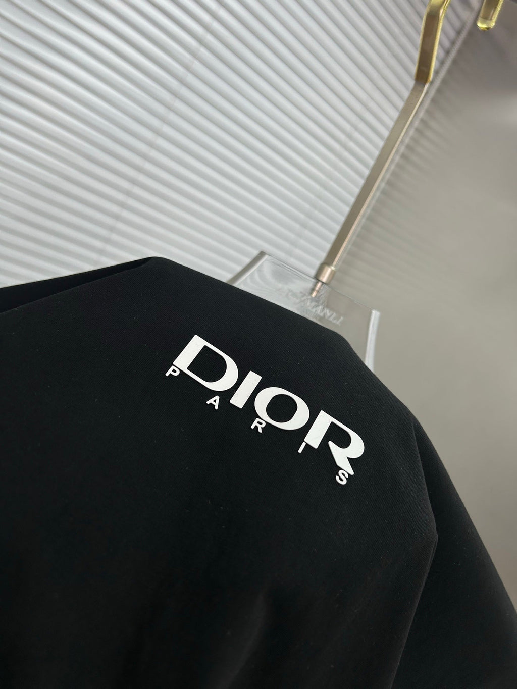 CD 2026 Short Sleeve T-Shirt Black White Cotton 317014