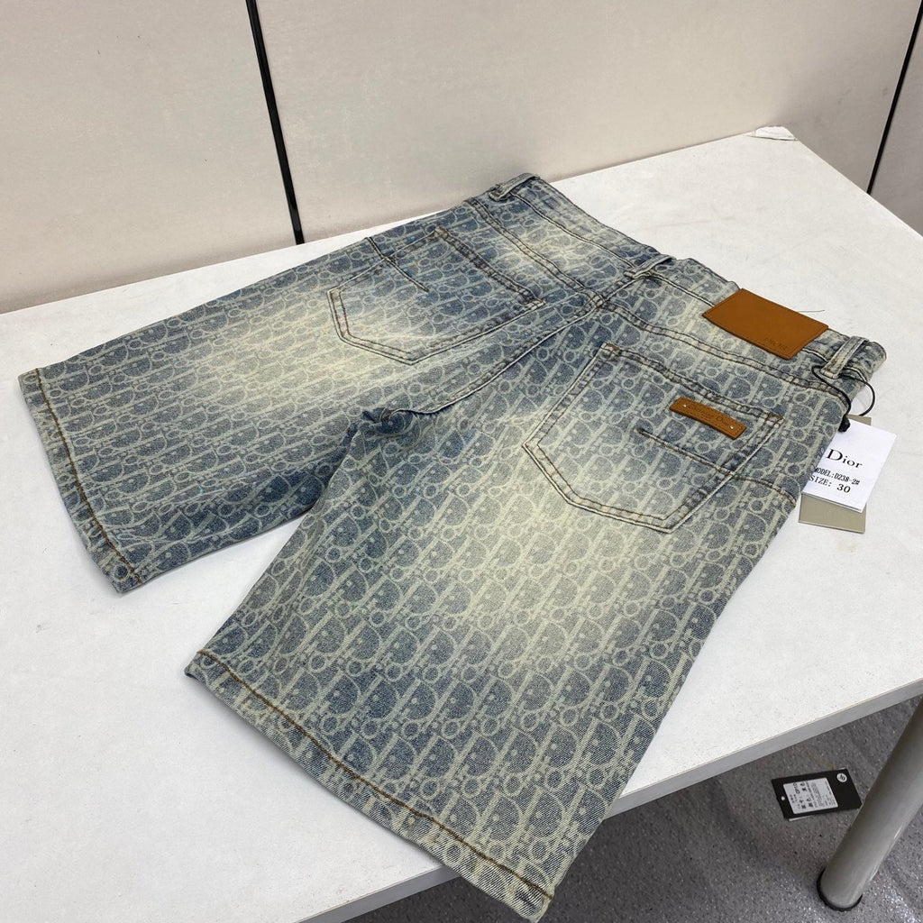 Dior Washed Denim Shorts