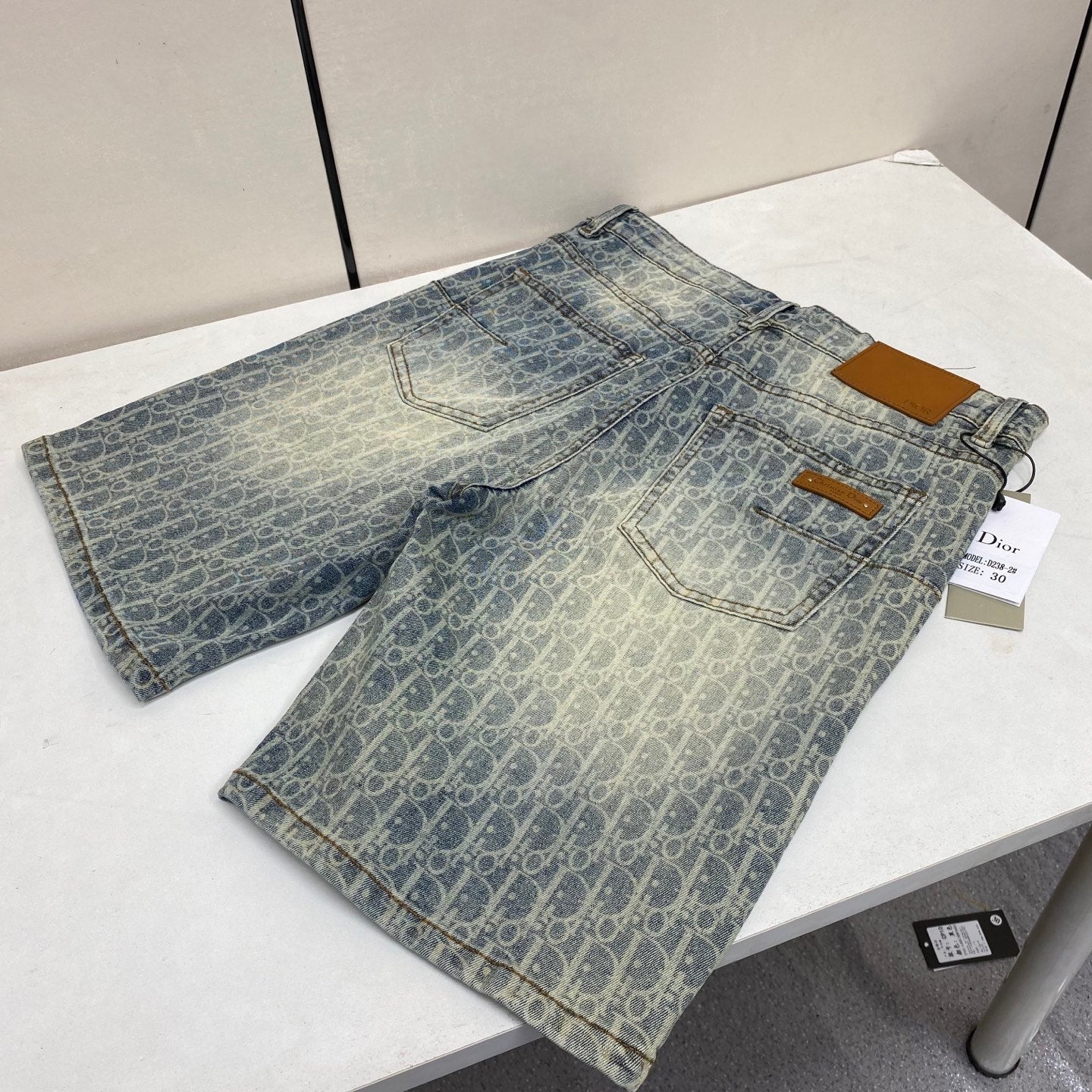 Dior Washed Denim Shorts