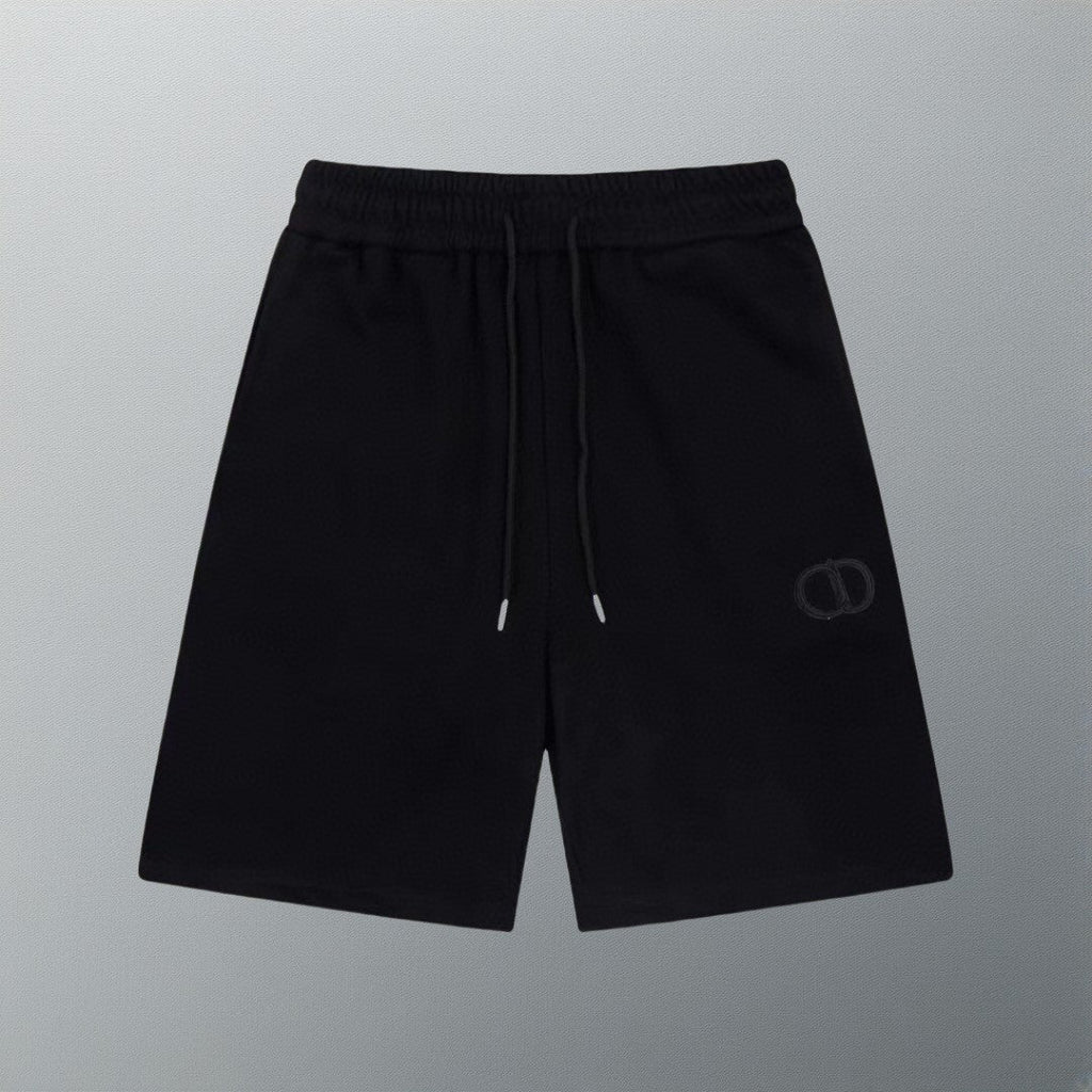 Dior logo 3D embroidered shorts