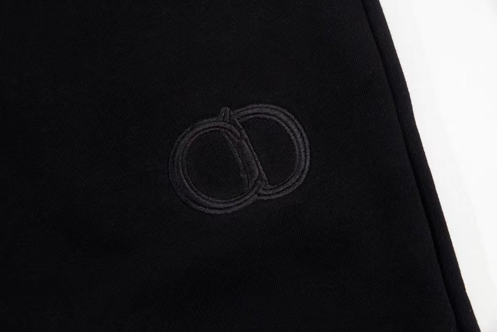 Dior logo 3D embroidered shorts