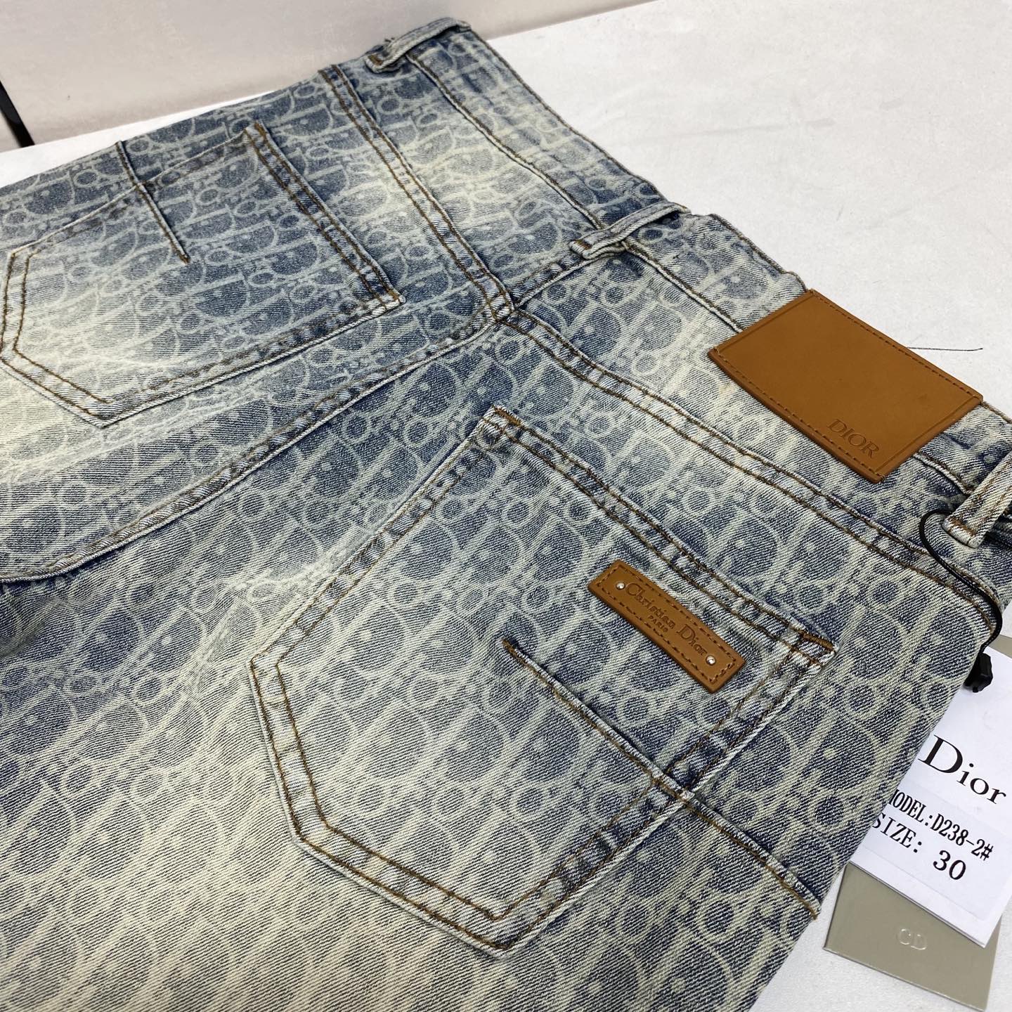 Dior Washed Denim Shorts