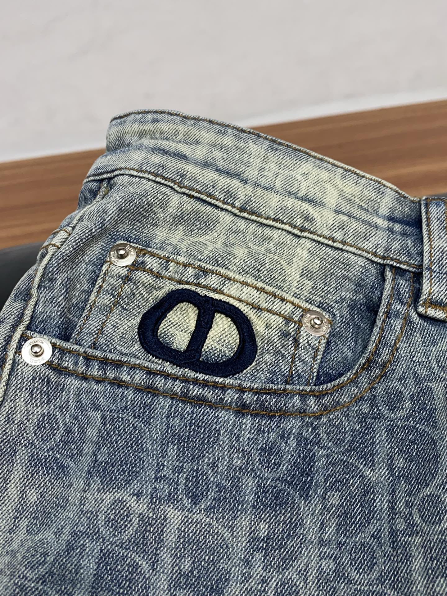 Dior Slim Fit Straight-Leg Jeans