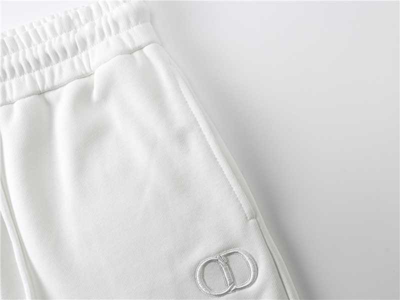 Dior logo 3D embroidered shorts