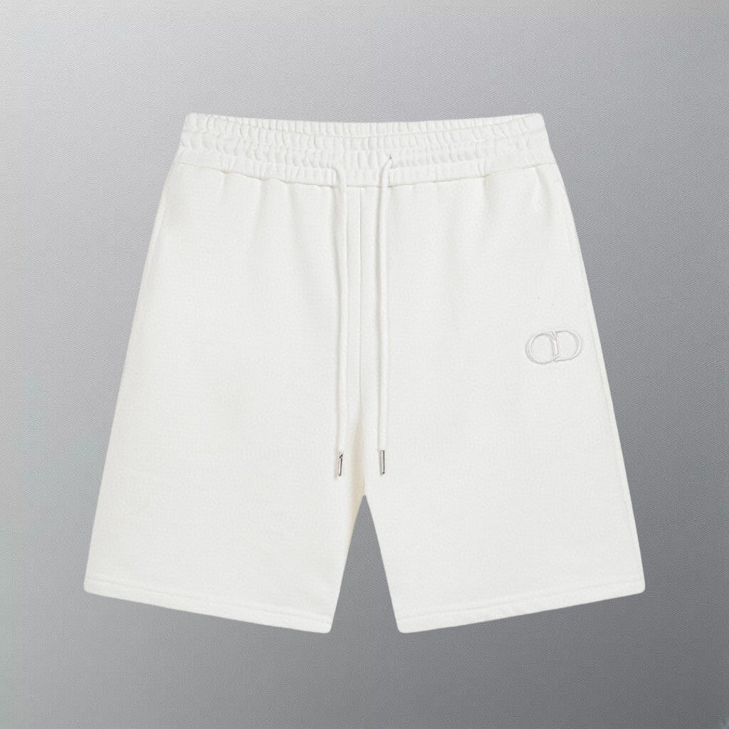 Dior logo 3D embroidered shorts