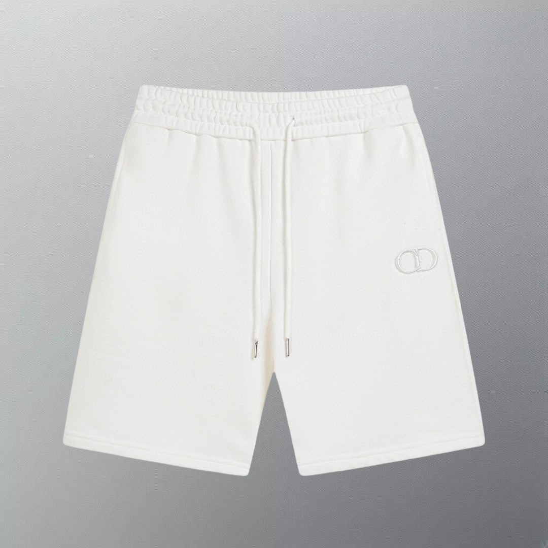 Dior logo 3D embroidered shorts